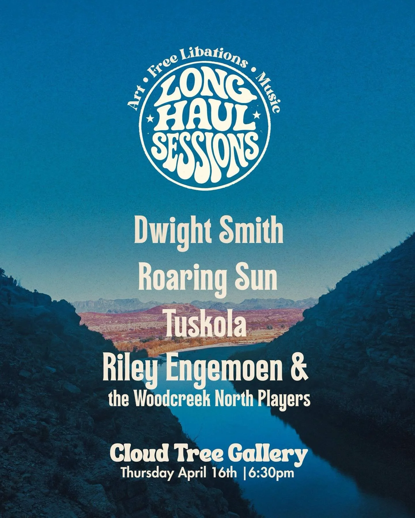 Thursday (4/16) &mdash; I&rsquo;m curating a special Long Haul Sessions at @cloudtreegallery with some folks I&rsquo;ve enjoyed watching around town over the last year as I try out some new material. Early show, 6:30&ndash;9:30p. Its $12/$15 day of  
