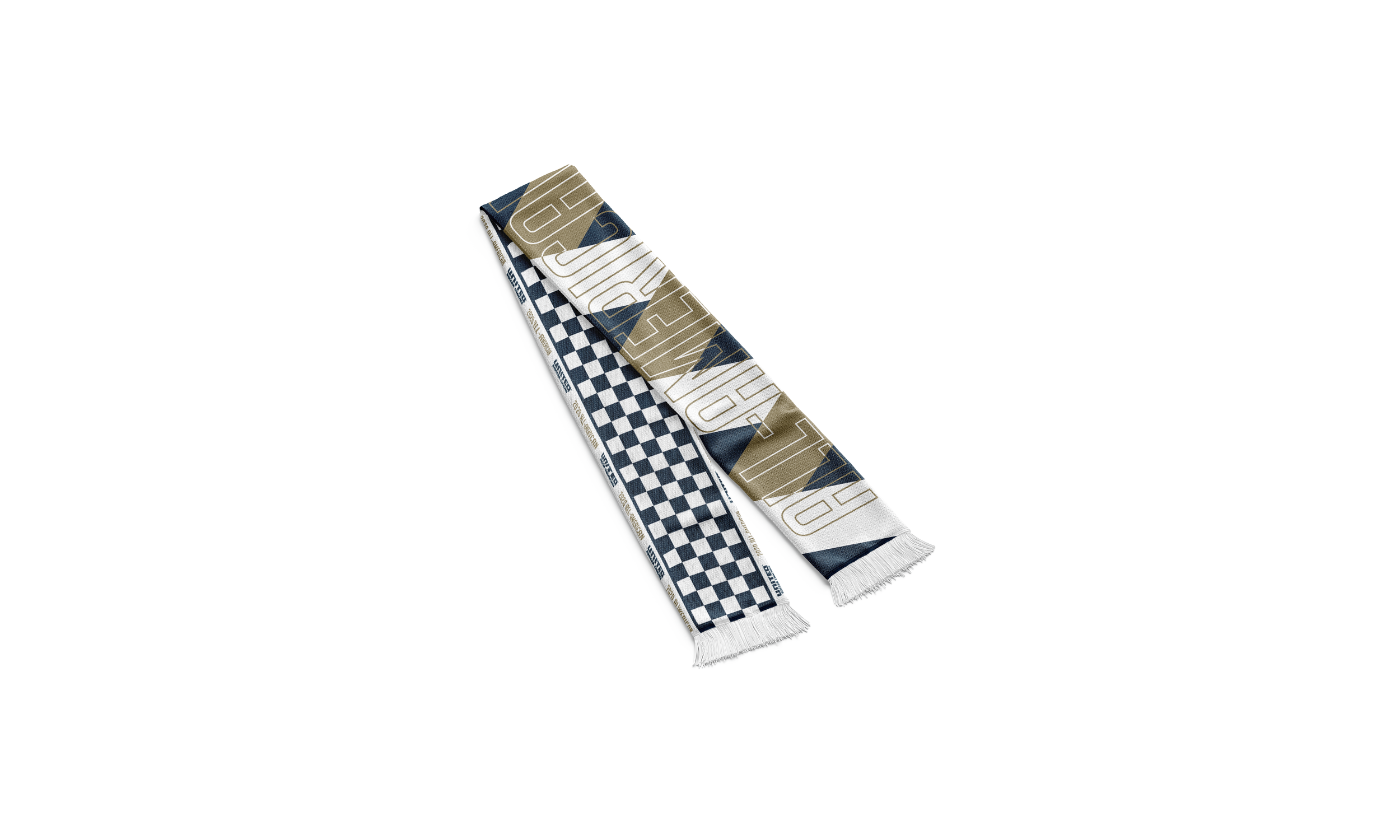 Scarf that each of the All-American awardees received 