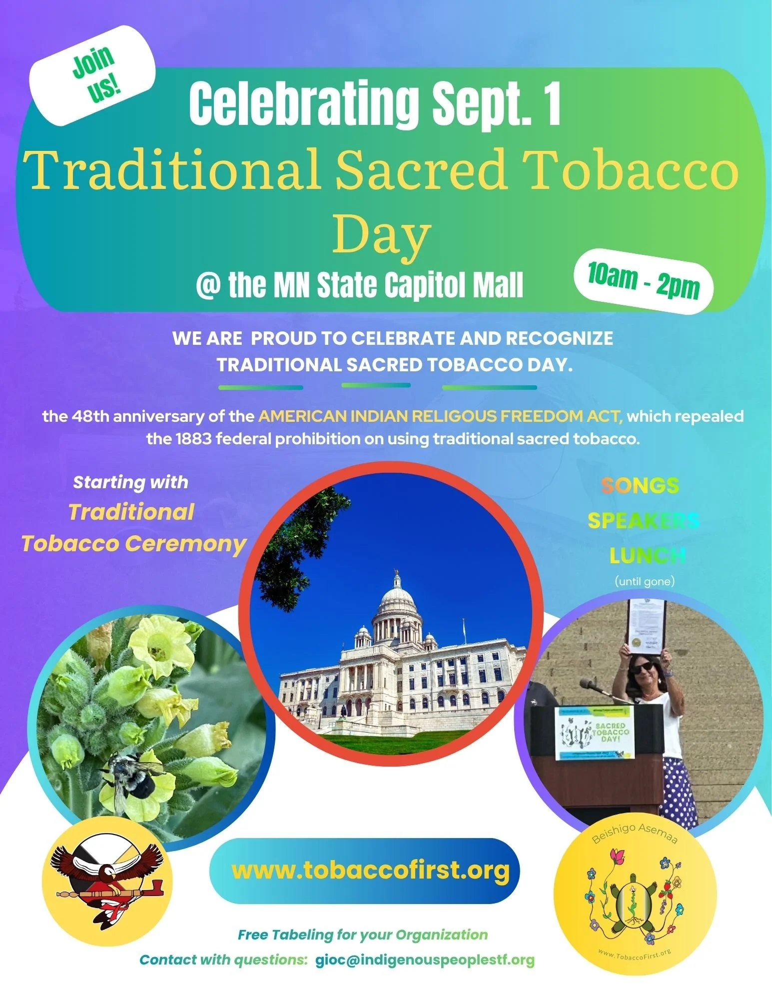 Traditional Sacred Tobacco Day