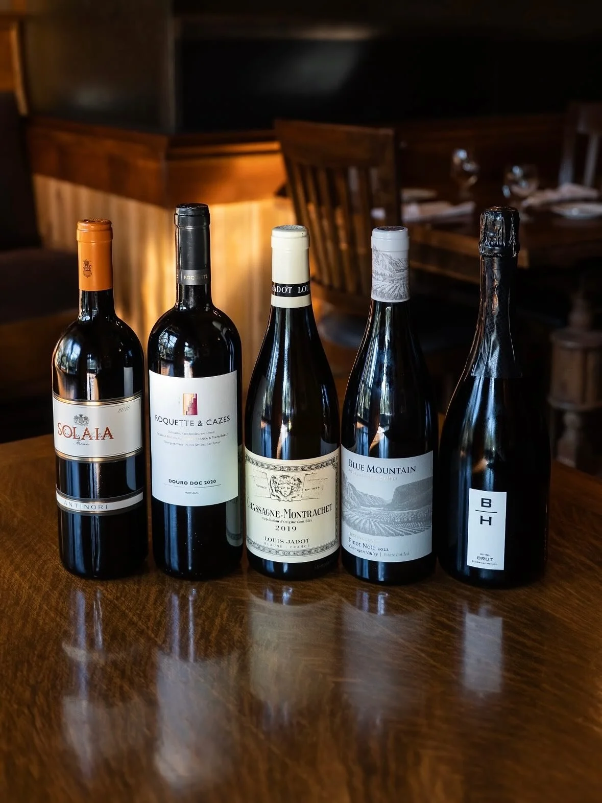 From bold reds to crisp whites and sparkling gems. From classic Old World vintages to standout B.C. favourites. Our carefully curated wine cellar is designed to elevate every dining experience.

This season, we&rsquo;re offering 20% off all wine bott