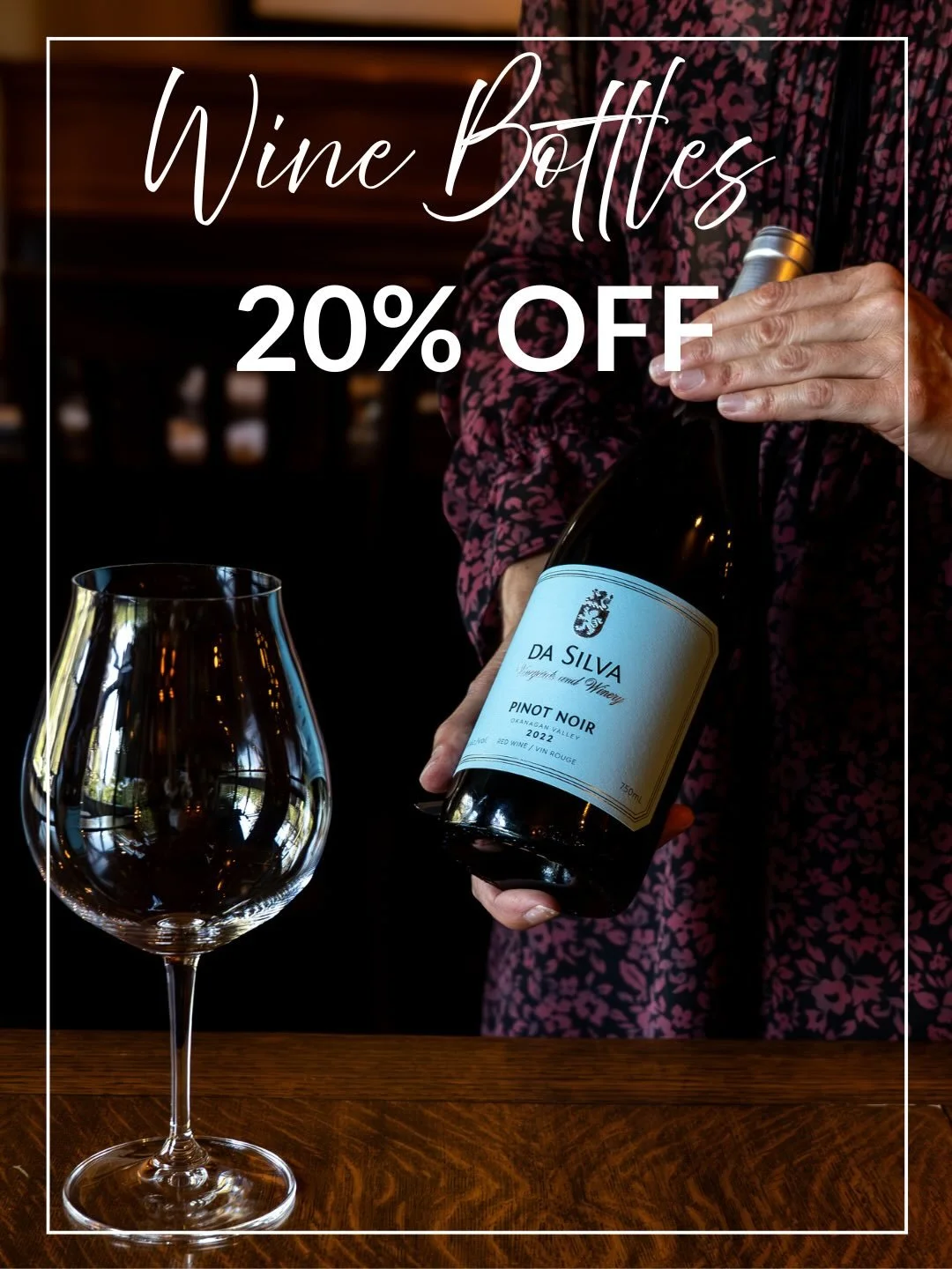 We&rsquo;re very excited to bring this back for spring.
Starting Sunday, April 19th, Rimrock Cafe will be offering 20% off all wine bottles. The discount is available every day and applies to every bottle on our wine list.
A perfect reason to gather,