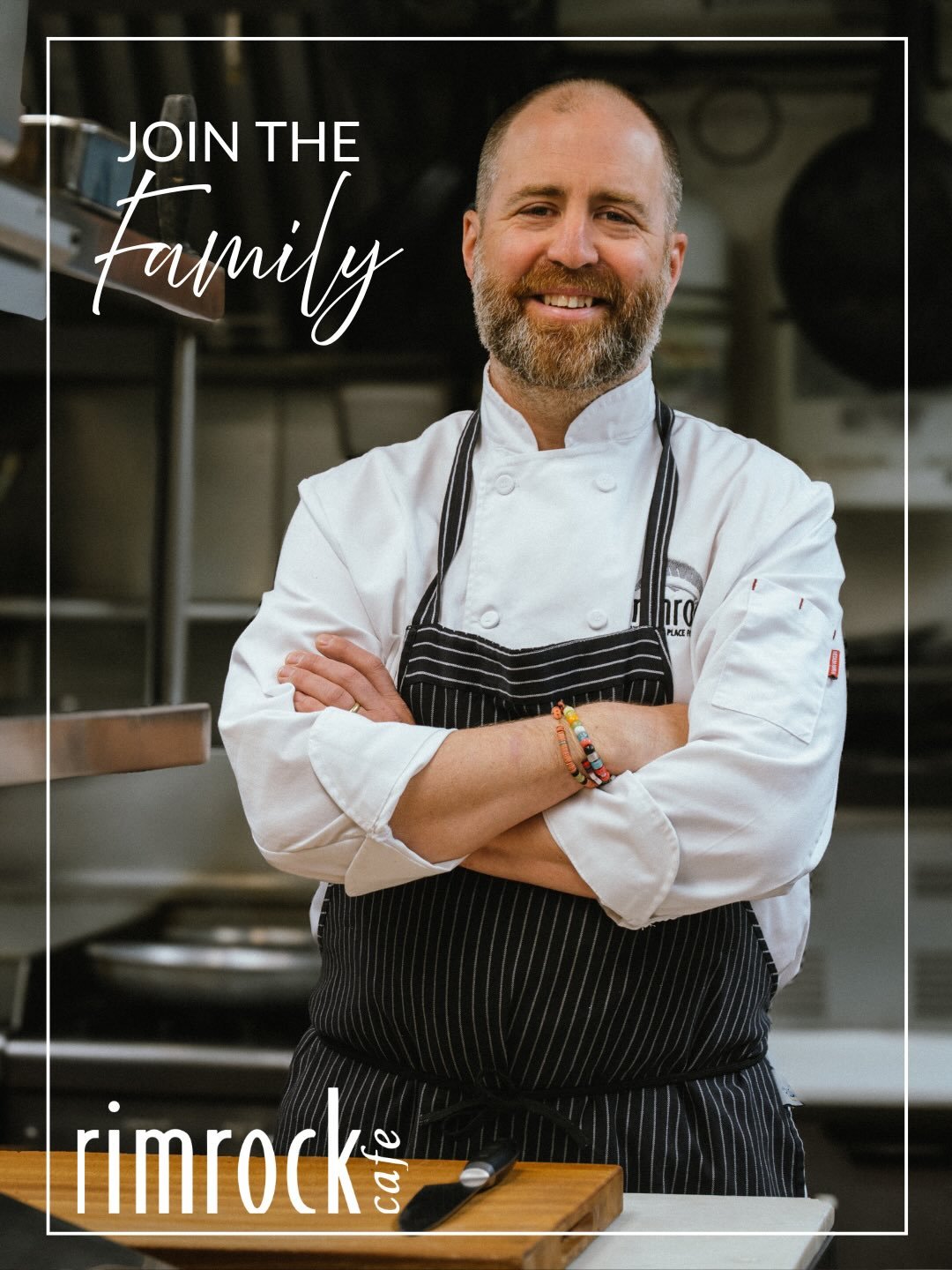 JOIN THE TEAM AT RIMROCK CAFE

We&rsquo;re hiring passionate cooks to join our kitchen team in the following positions:

GARDE MANGER | GRILL | SAUT&Eacute; 

If you thrive in a fast-paced, detail-driven environment and take pride in your craft, we w