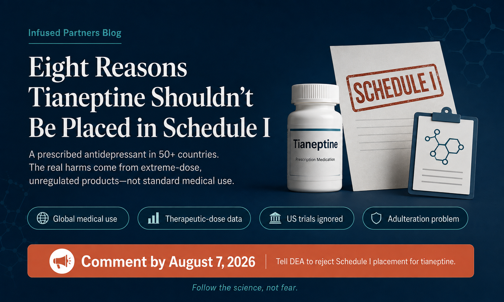 Eight Reasons Tianeptine Shouldn't Be Placed in Schedule I