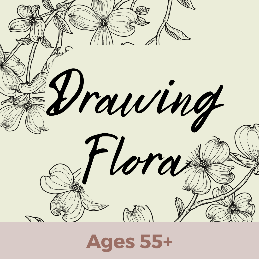 Senior Art Class: Drawing Flora