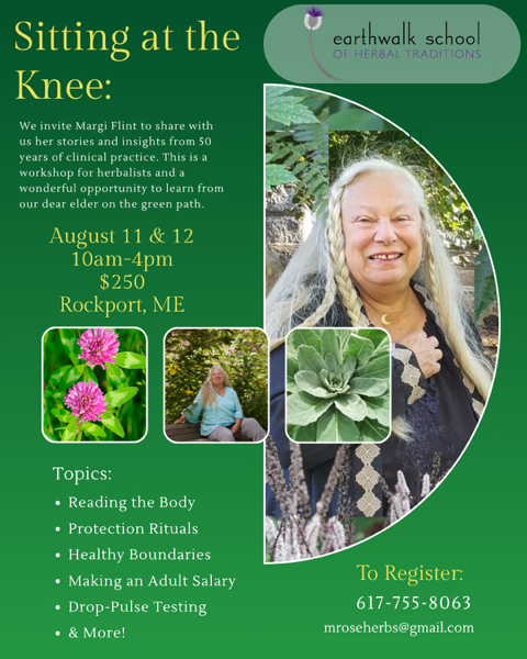 Sitting at the Knee at Earthwalk School of Herbal Traditions