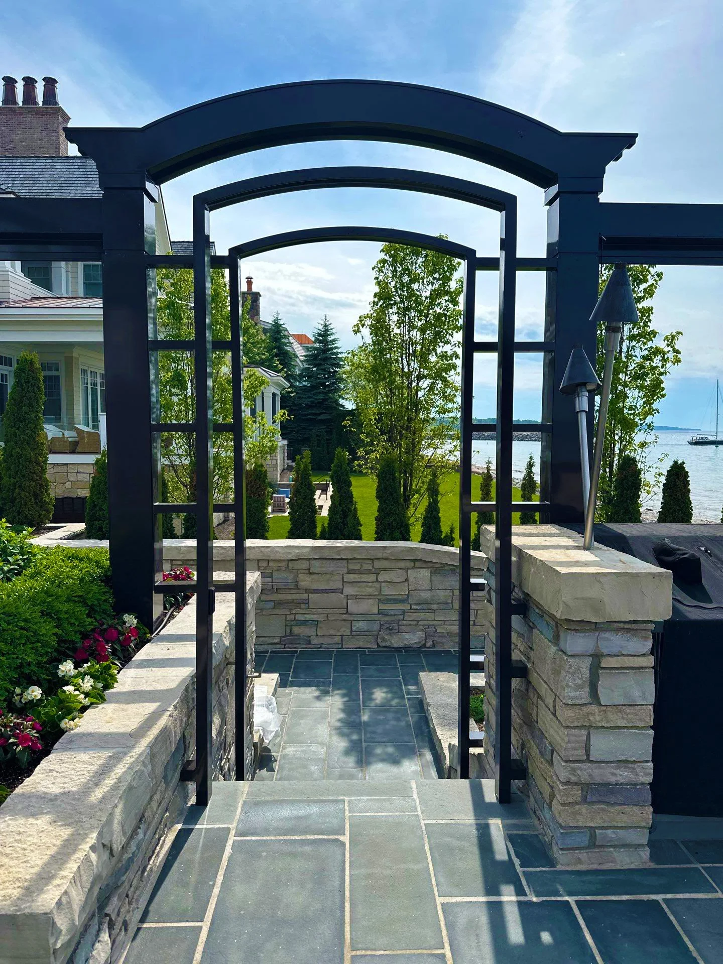 Craftmark Construction patio entrance with visibility and transparency
