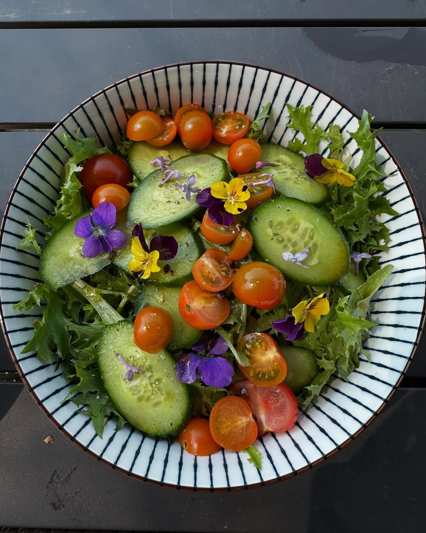 Farm lunches are the best. Who else loves this season&rsquo;s edible flowers??