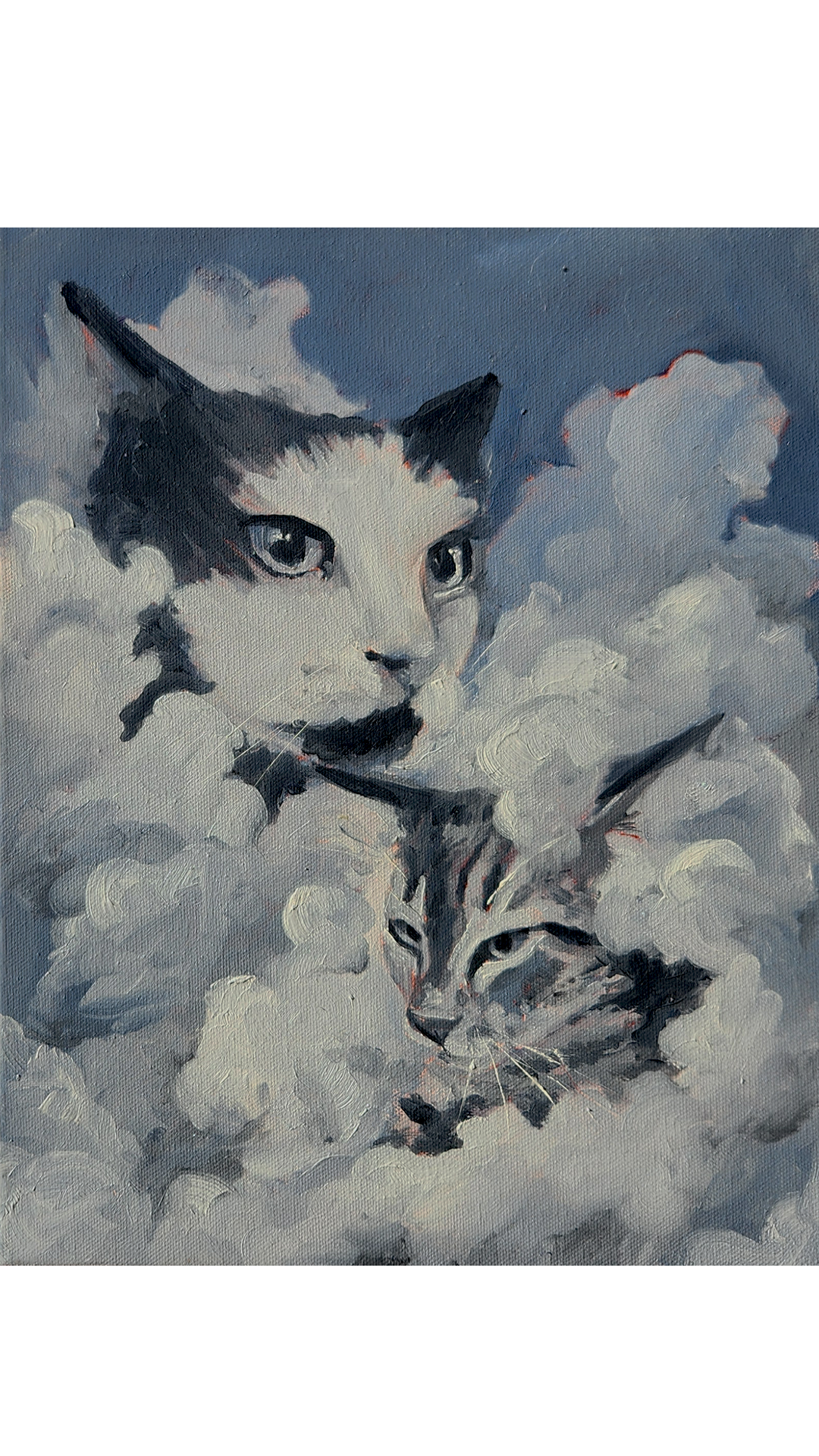 Boys (2024) Oil on canvas, 11 x 14 "