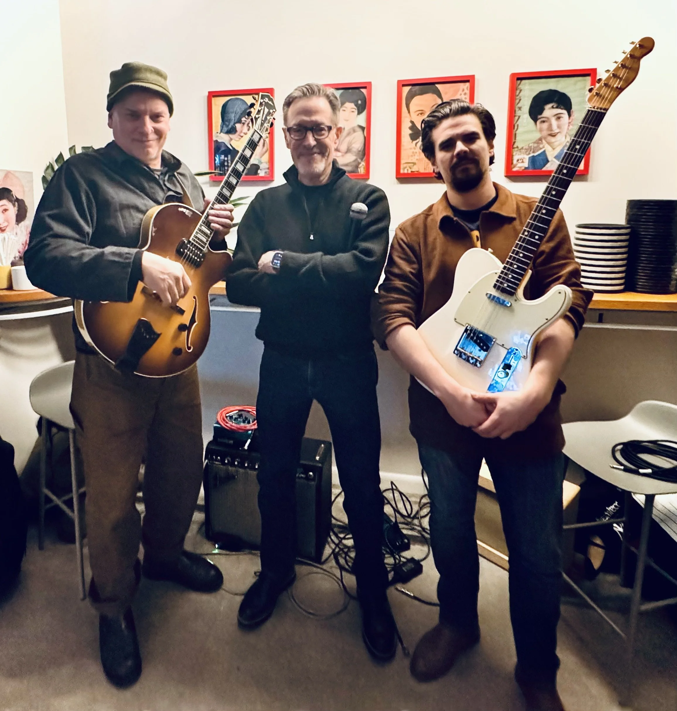 Jim Joustra, Rob Nuovo, Nik Munson at Izakaya in Brooklyn, NY! 