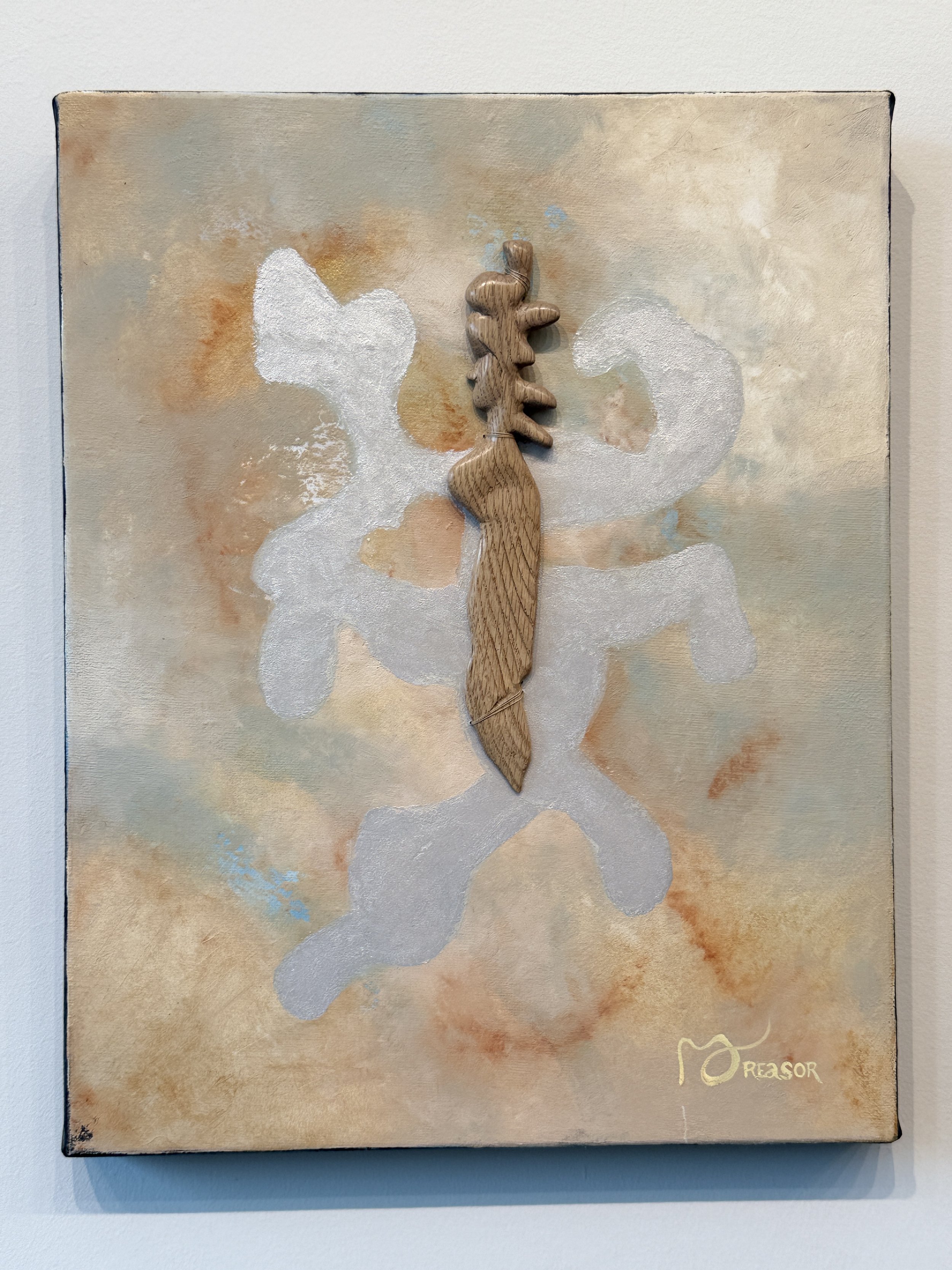 The Wood Nymphs - FIAMETTA - Oak Carving + Oil Painting