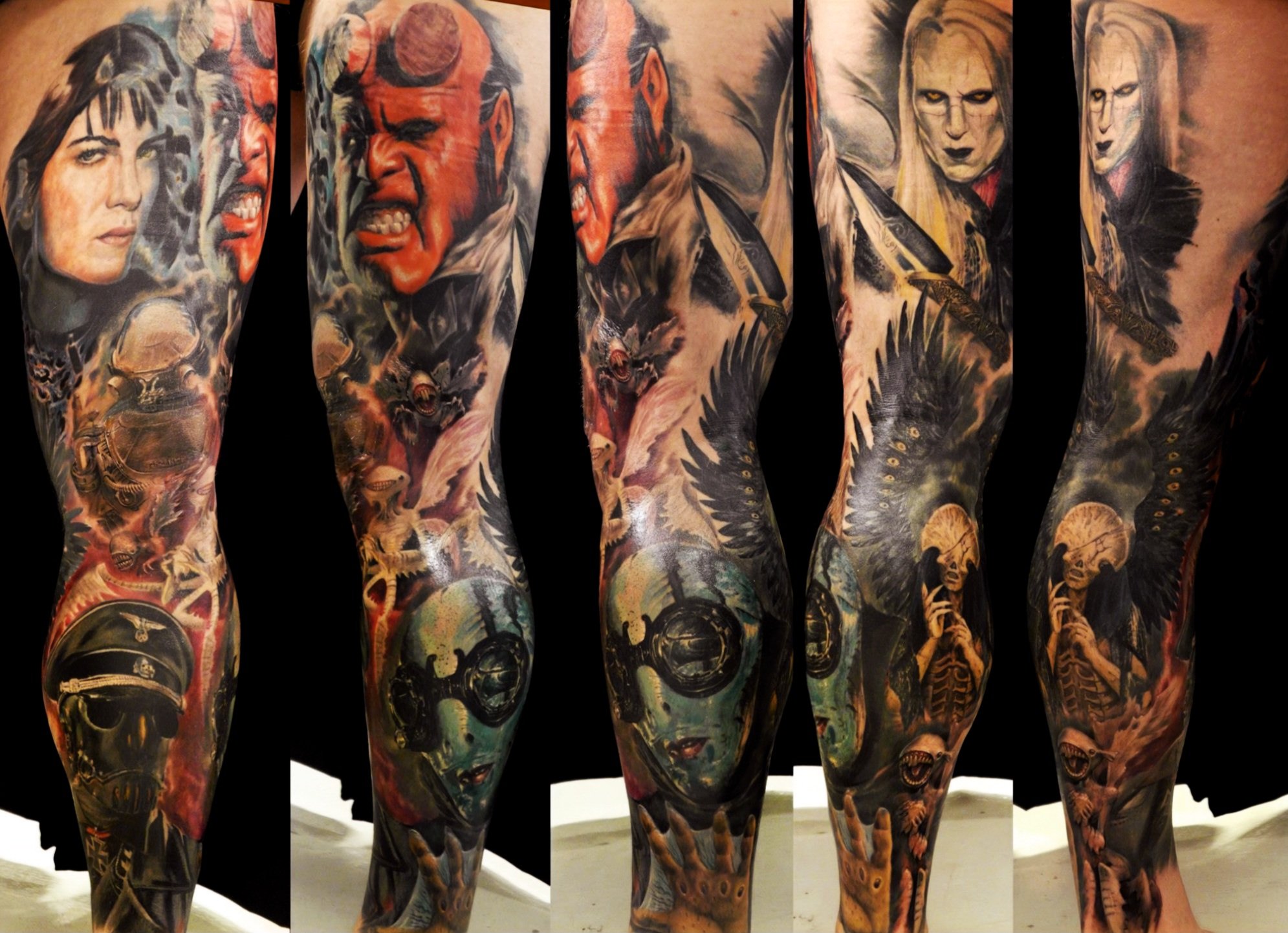Hell Boy Tattoo Tattooed By Rico Schinkel