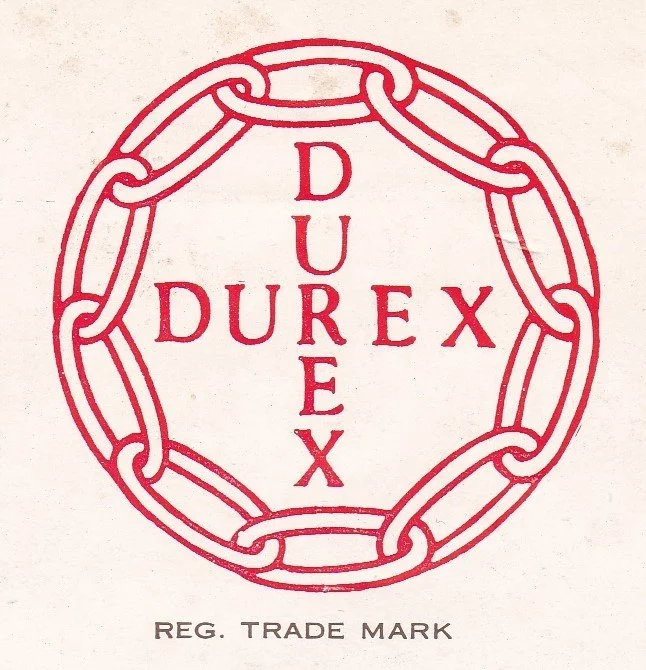 Durex Abrasives Logo. Company pamphlet, author's own collection.