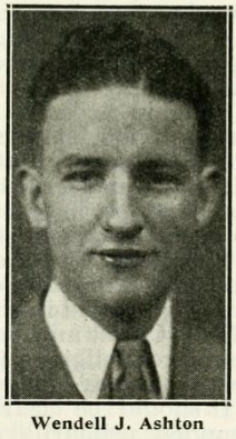Wendell J. Ashton, player-manager of the Catford Saints.  Image from Millennial Star newsletter. Accessed from archive.org. Public domain.