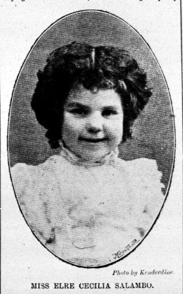 Elre as she was shown in publicity photographs released in 1901, the year she debuted. Era, 5 October 1910. Image created by archive.org. Public domain.
