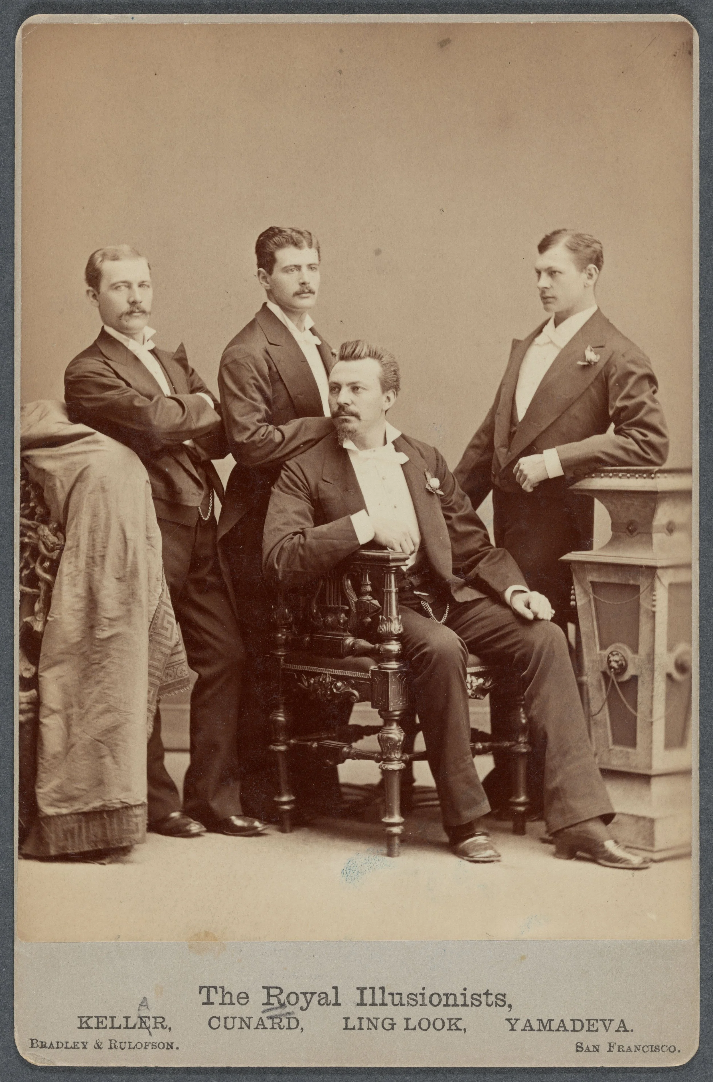 Billy Rose Theatre Division, The New York Public Library. "The Royal Illusionists" New York Public Library Digital Collections. Accessed 28 October 2026.  Public domain.