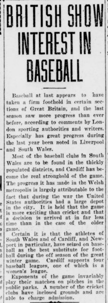 The rather distorted view of the Welsh and English game presented in the US press. San Antonio Light, 31 January 1926. Image courtesy of the Library of Congress. Public domain.