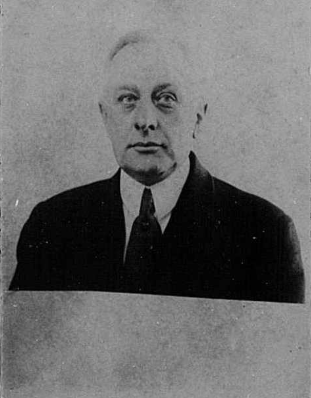 Joseph Mayer Armel, the Wallasey resident and Anglo-American Baseball League shareholder incensed at the poor quality of play at the 8 June 1918 American baseball at New Brighton Tower. Image from Armel's 1923 US Passport application. Public domain.