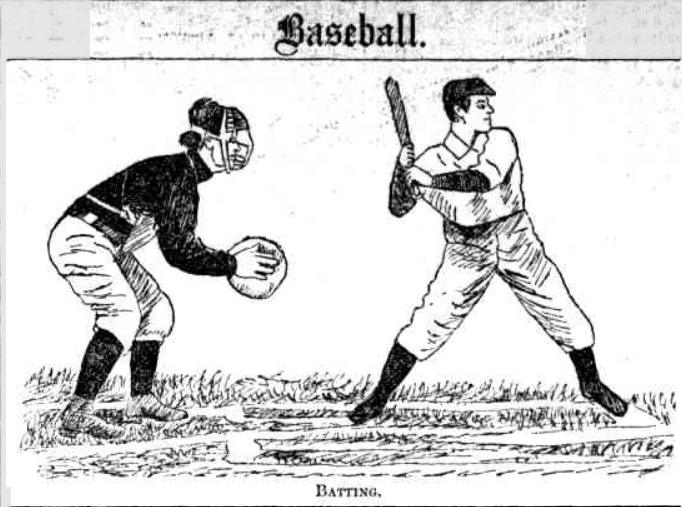 Baseball, Chronicle (Adelaide, SA), 24 April 1897. Image created by Trove. Public domain.
