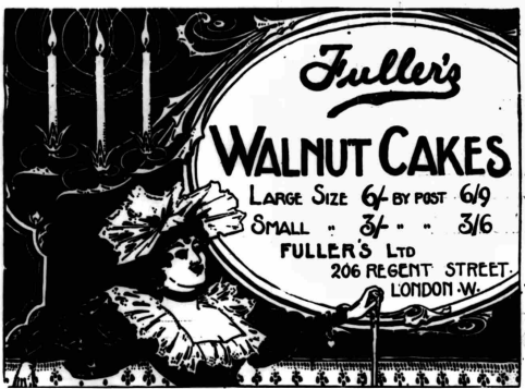 Fuller's, sponsors of the 1895 Fullers baseball team. Queen Magazine, 15 June 1895.  Image created by the British Library Board. No known copyright holder.