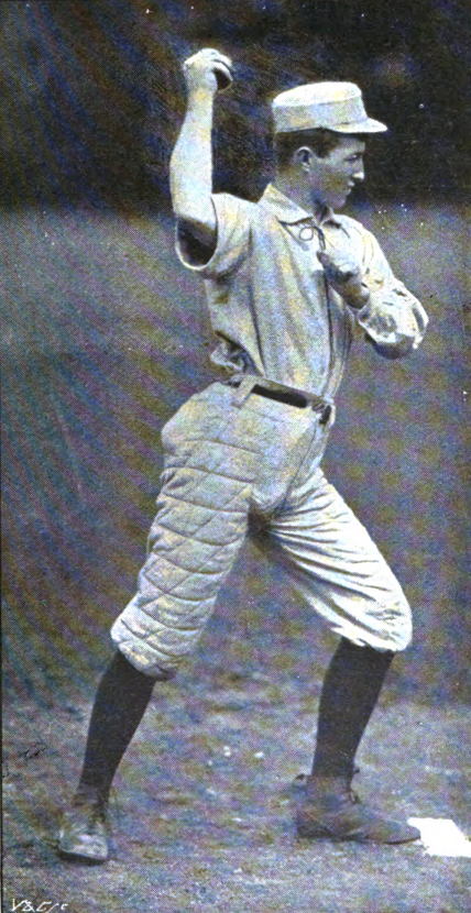 William H. Cornwell III, in England, 1894. Knowles and Morton, Baseball, George Routledge and Sons, 1896. Public domain.