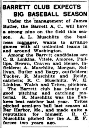The Muschlitz brothers. Washington Times, 3 March 1922. Image created by the Library of Congress. Public domain.