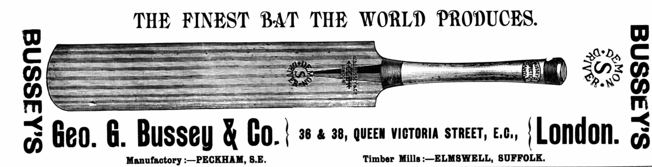 Geo. G. Bussey & Co., Cricket, 17 July 1902.  Image created by the British Library Board. No known copyright holder.