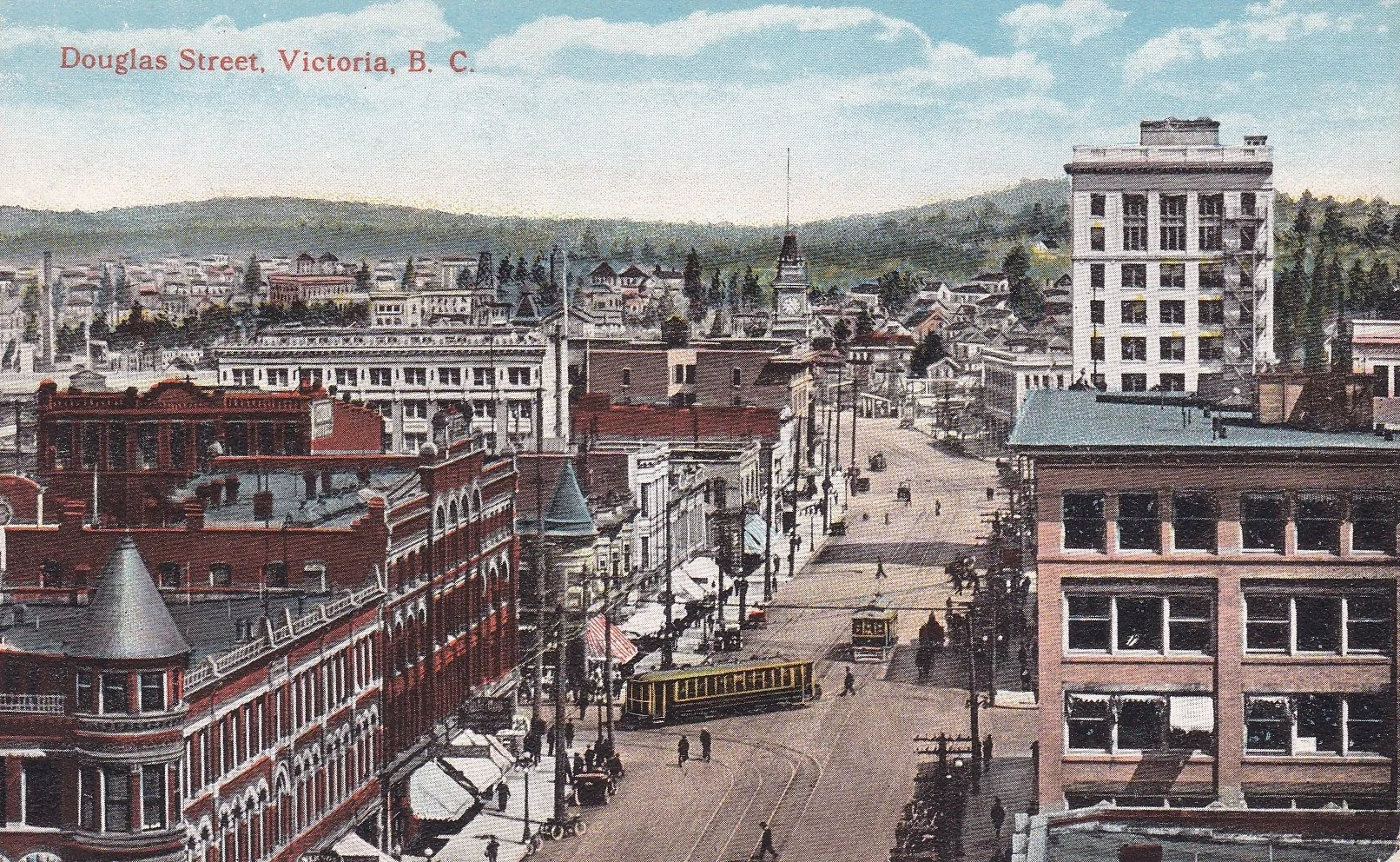Victoria BC, early 20th Century, postcard, author's own collection.