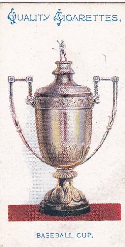 1920s Patrreiouex Cigarettes Card, showing Ley Cup. Author's own collection.