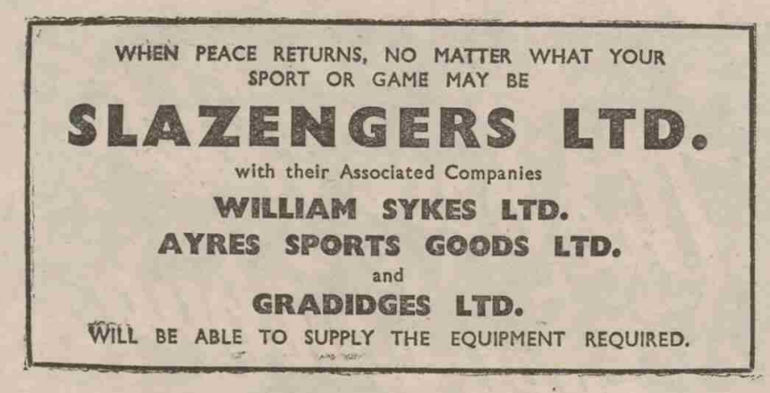 William Sykes Ltd. Civil and Military Gazette (Lahore), 25 March 1944. Image created by the British Library Board. No known copyright holder. 