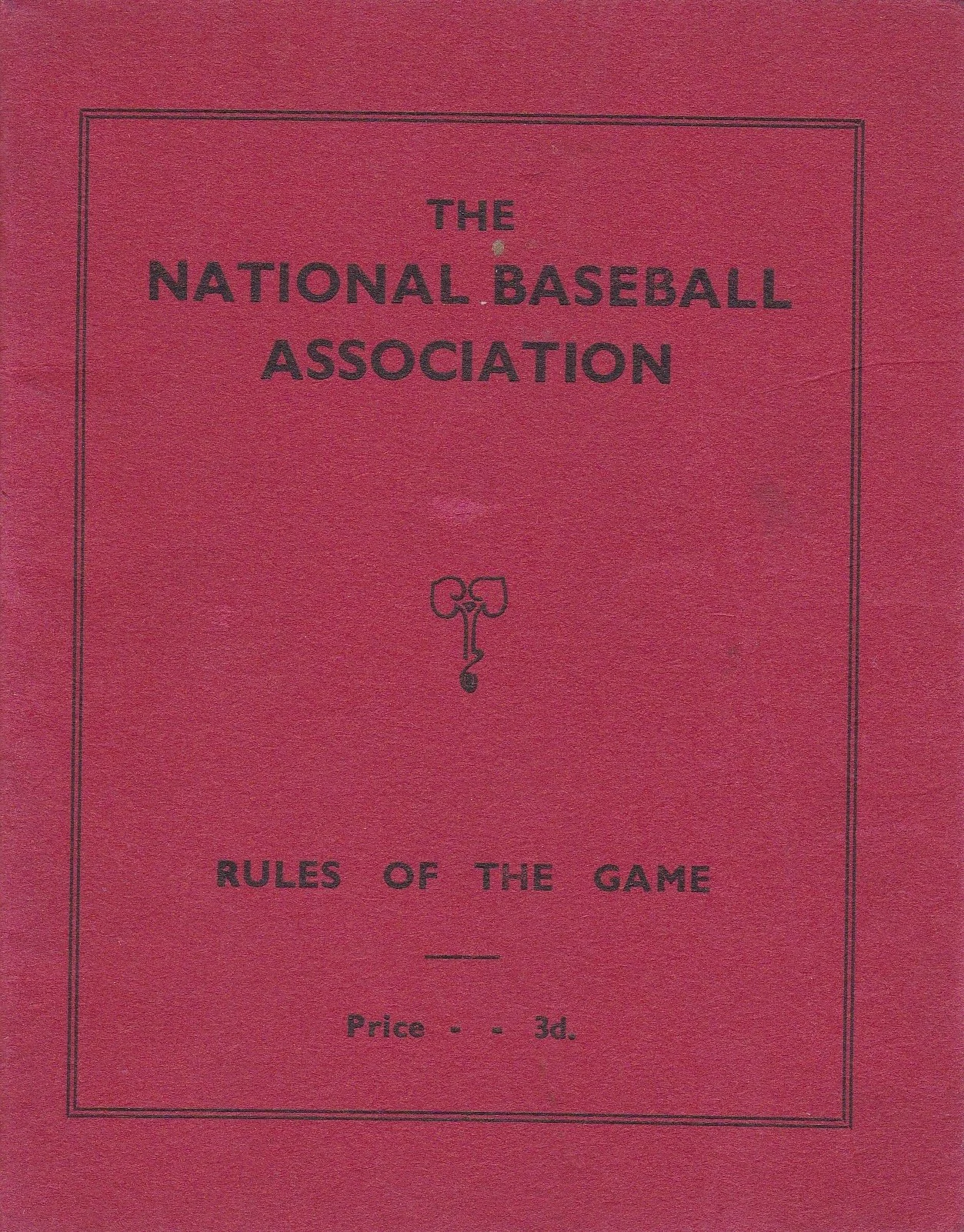 National Baseball Association Handbook. Authors's own collection.