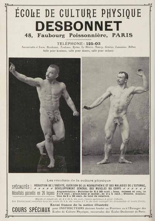 École de Culture Physique Desbonnet. La Santé par les Sports, 1 February 1912. Image created by the Bibliothèque nationale de France, accessed via Gallica. Public domain.