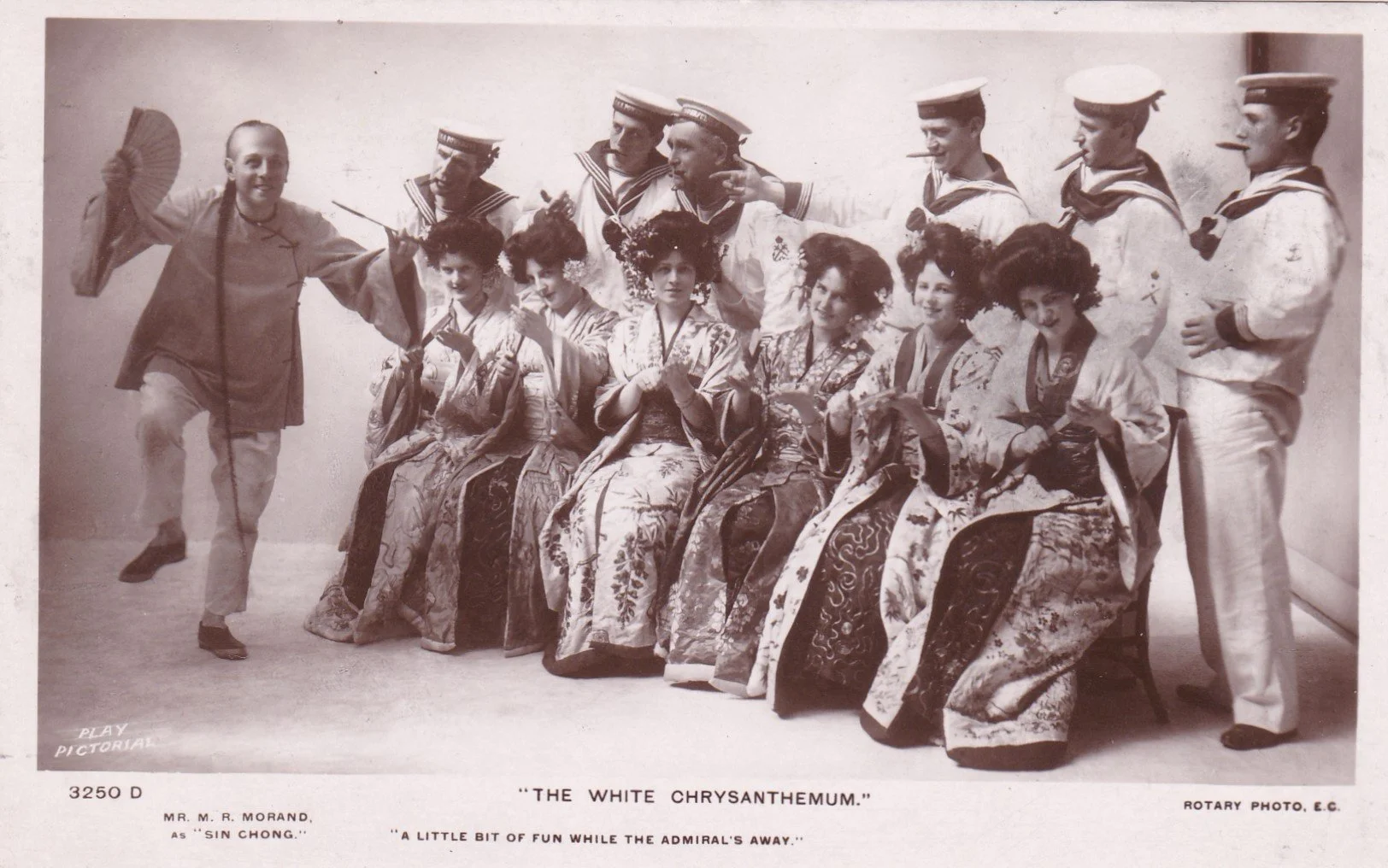 The White Chrysanthemum, Criterion Theatre,  1905. Postcard, author's own collection.