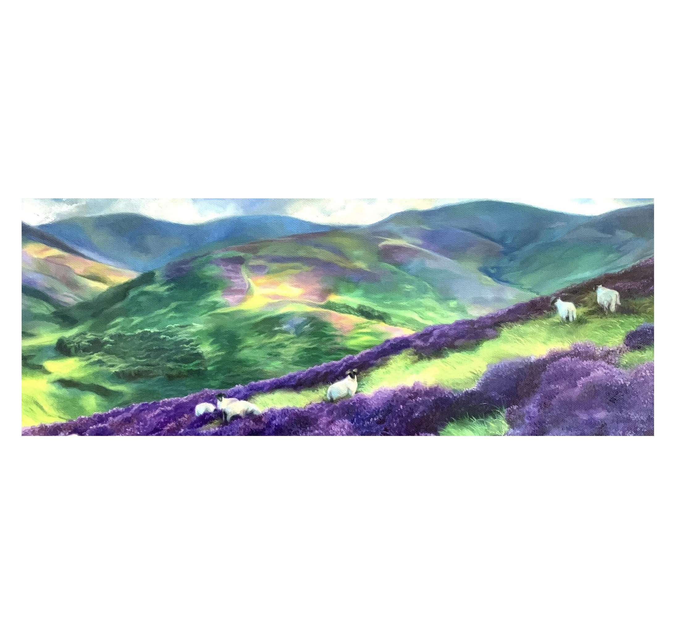 Mauve Meadows Print