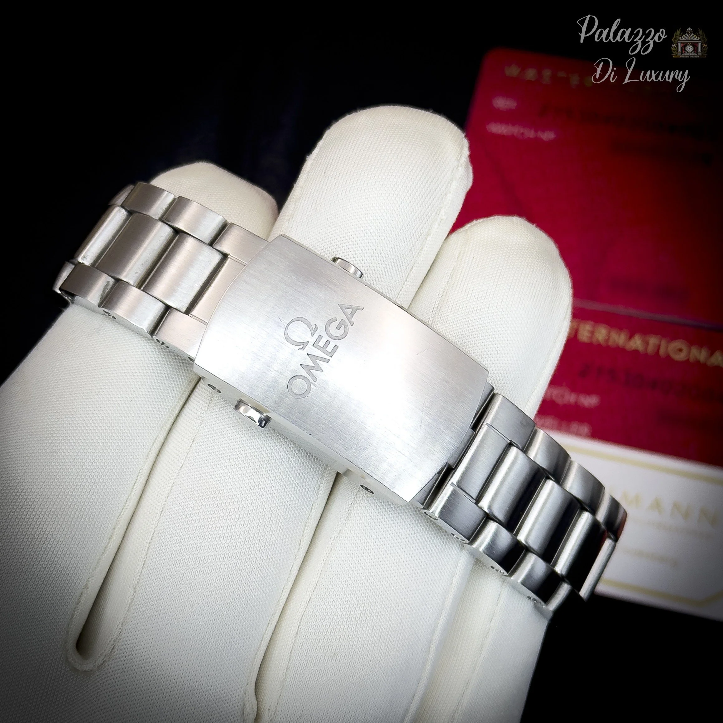 Omega Seamaster Planet Ocean 600m 215.30.40.20.04.001 White Ceramic Dial - Available at Palazzo Di Luxury Jersey City NJ