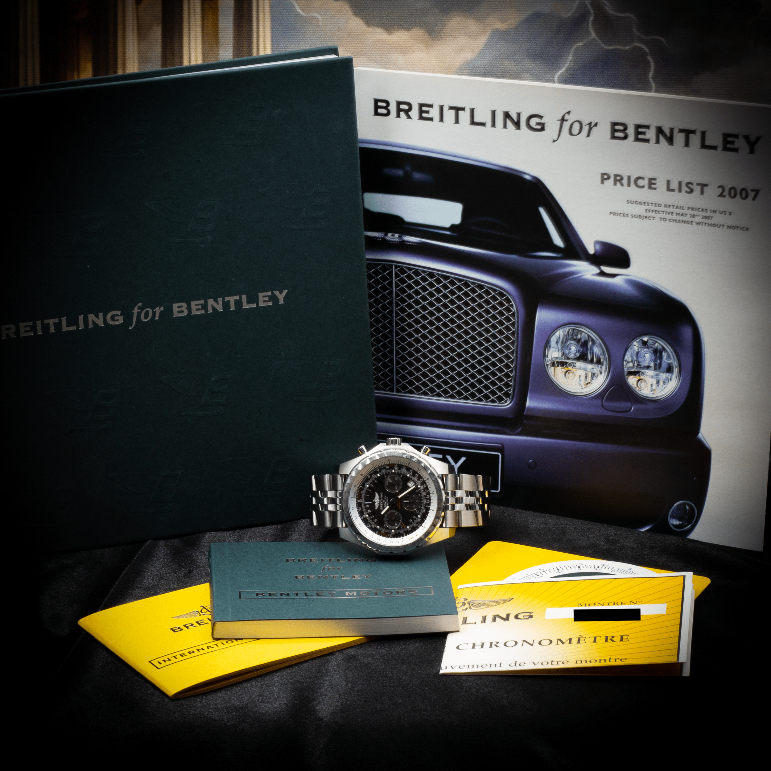 2007 Breitling for Bentley Motors T A25363 - Available at Palazzo Di Luxury Jersey City NJ
