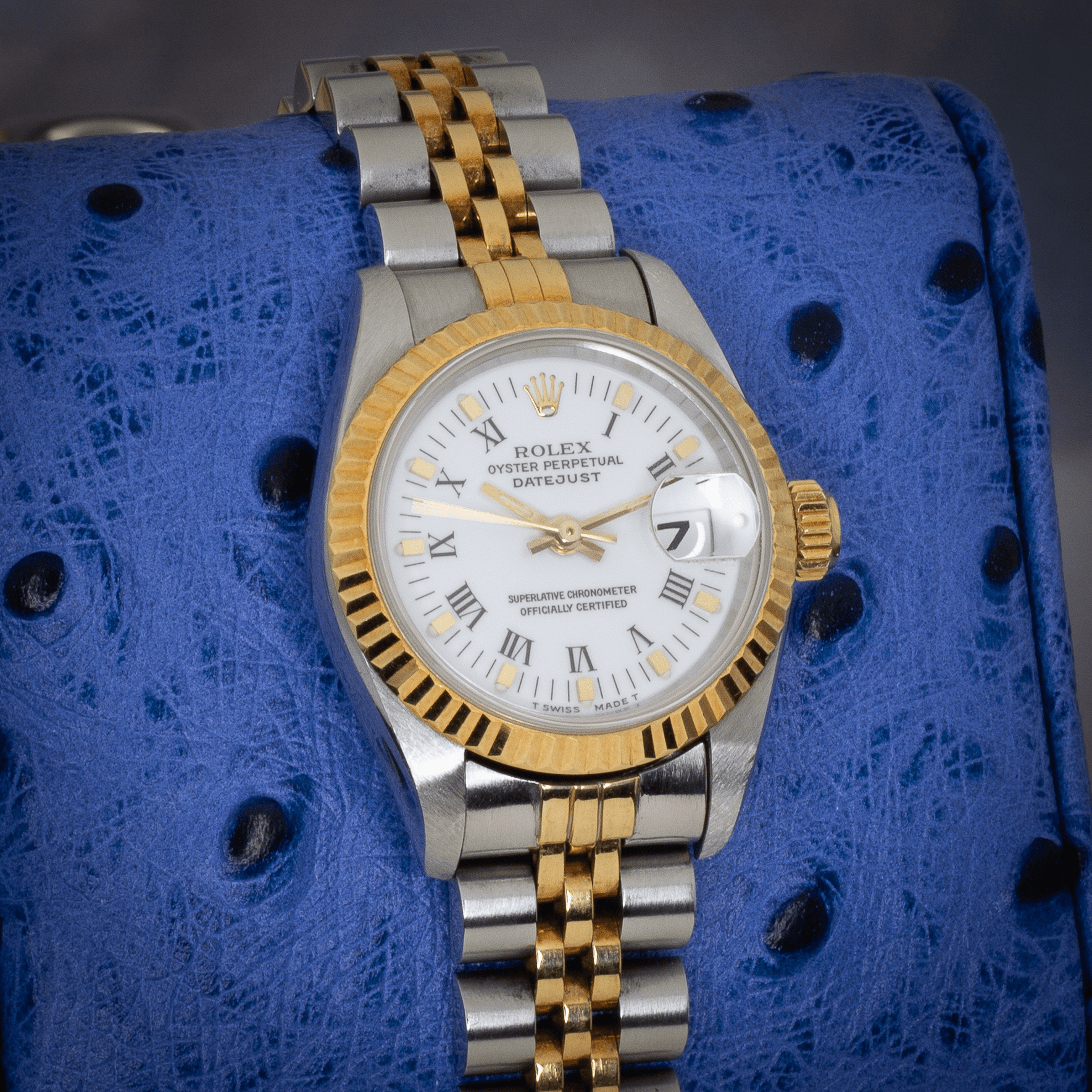 Rolex Lady-Datejust 69178 – White Roman Dial - Available at Palazzo Di Luxury Jersey City NJ