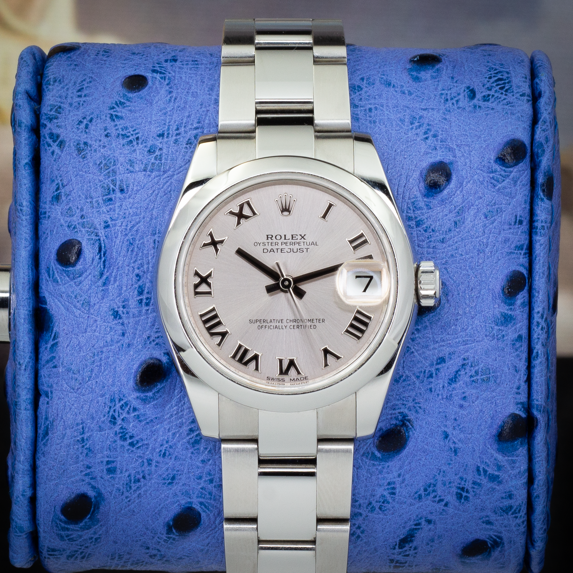 Rolex Datejust 31 Ref: 178240 - Pink Roman Dial - Available at Palazzo Di Luxury Jersey City NJ
