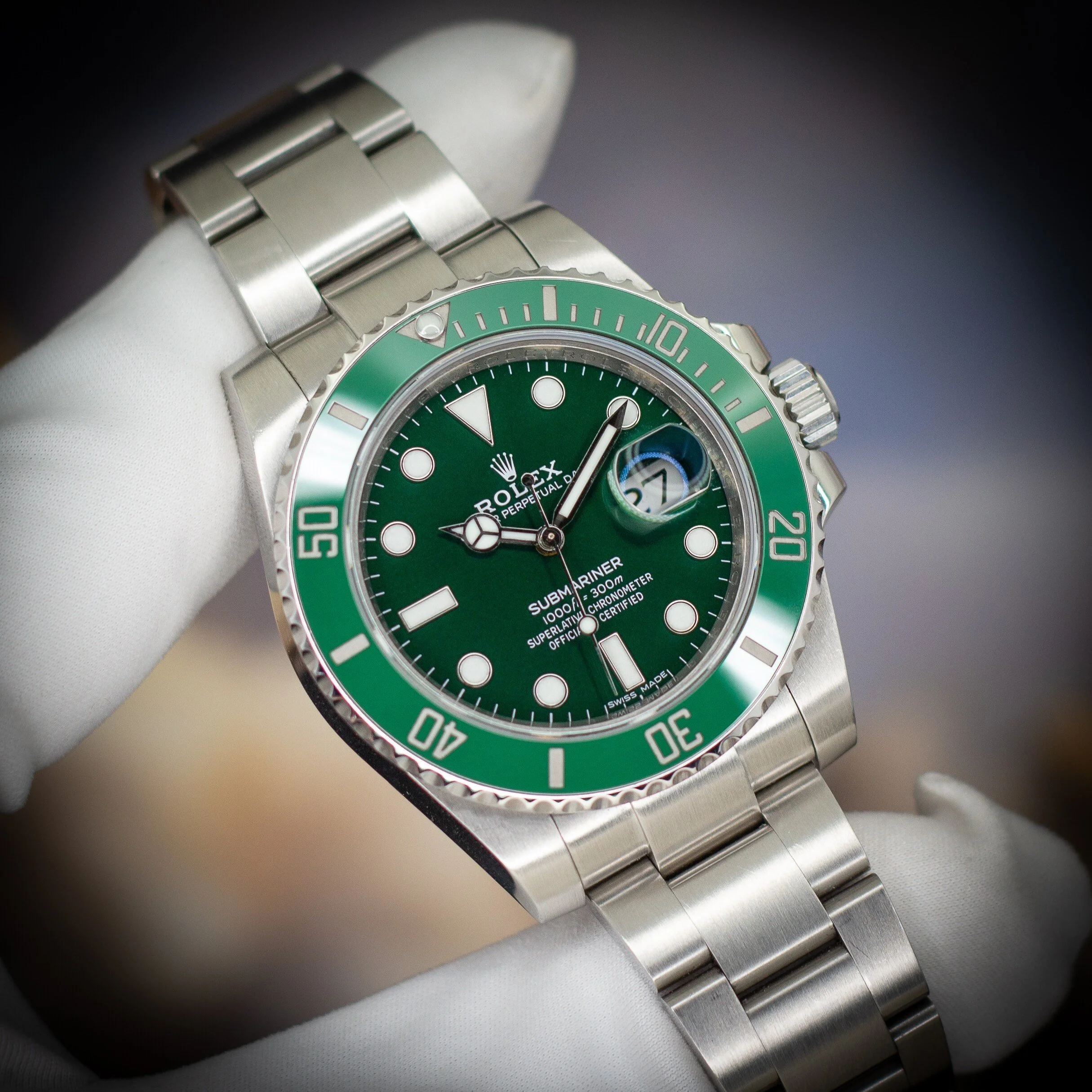 Rolex Submariner 116610LV Hulk – Green Dial & Bezel - Available at Palazzo Di Luxury Jersey City NJ