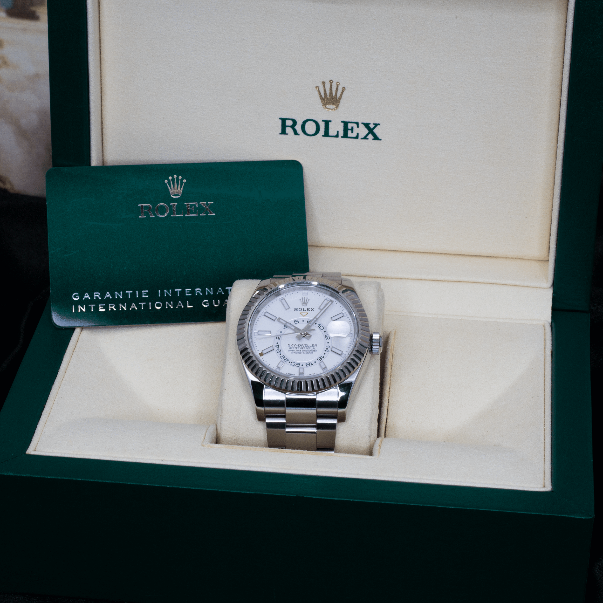 2021 Rolex Sky-Dweller 336934 White Dial 42mm 8- Available at Palazzo Di Luxury Jersey City NJ