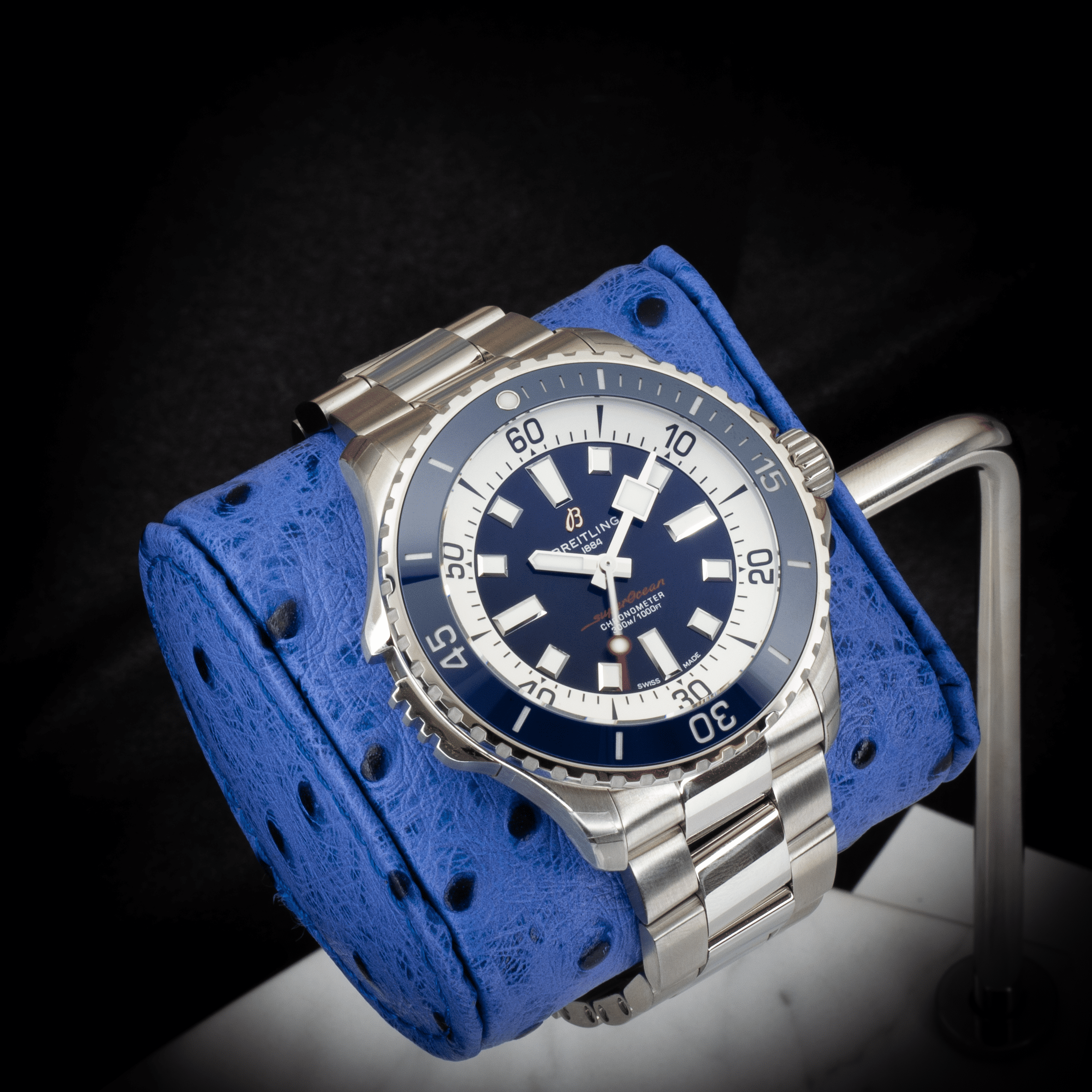 Breitling Superocean 46 A17378E71C1A1 Blue Dial - Available at Palazzo Di Luxury Jersey City NJ