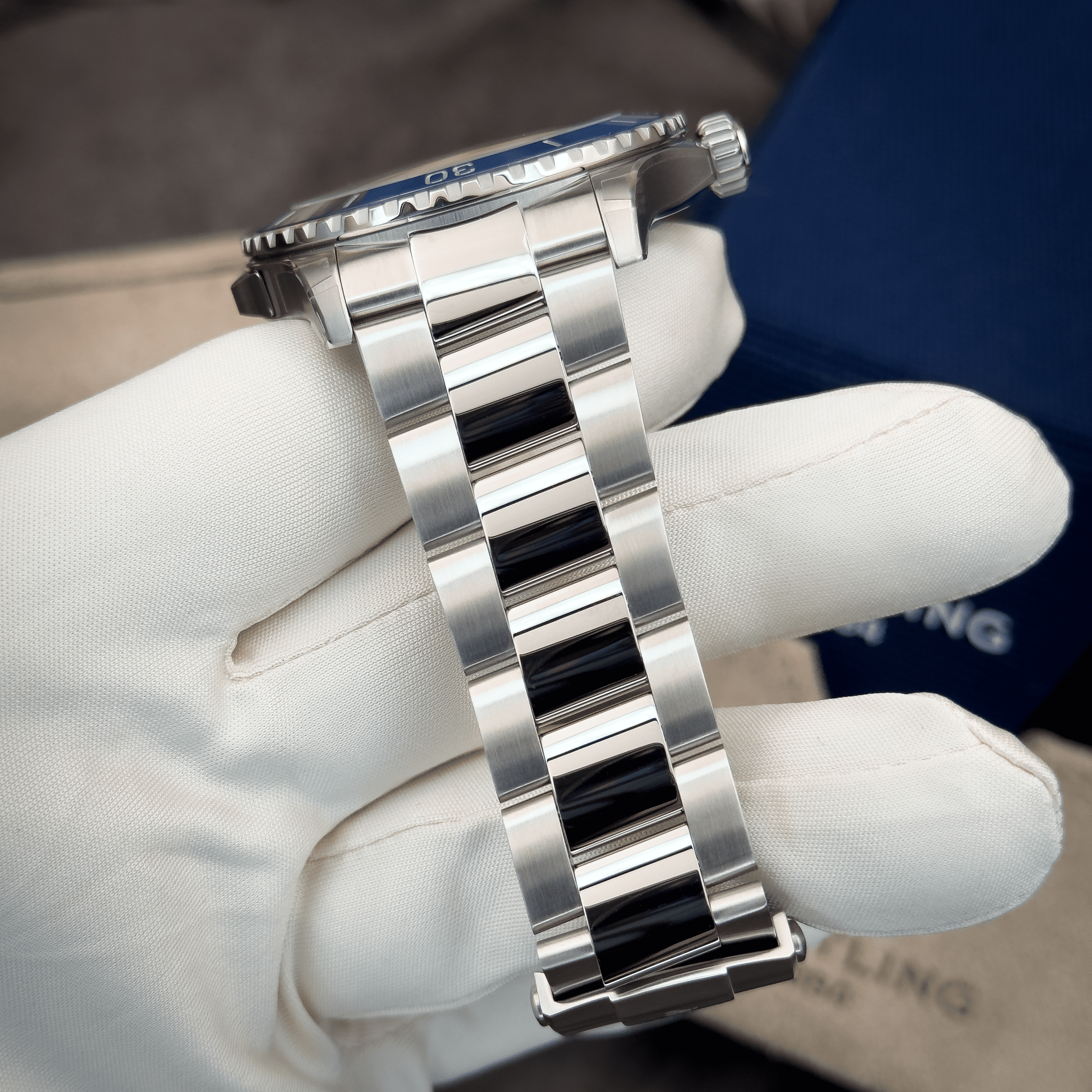 Breitling Superocean 46 A17378E71C1A1 Blue Dial - Available at Palazzo Di Luxury Jersey City NJ