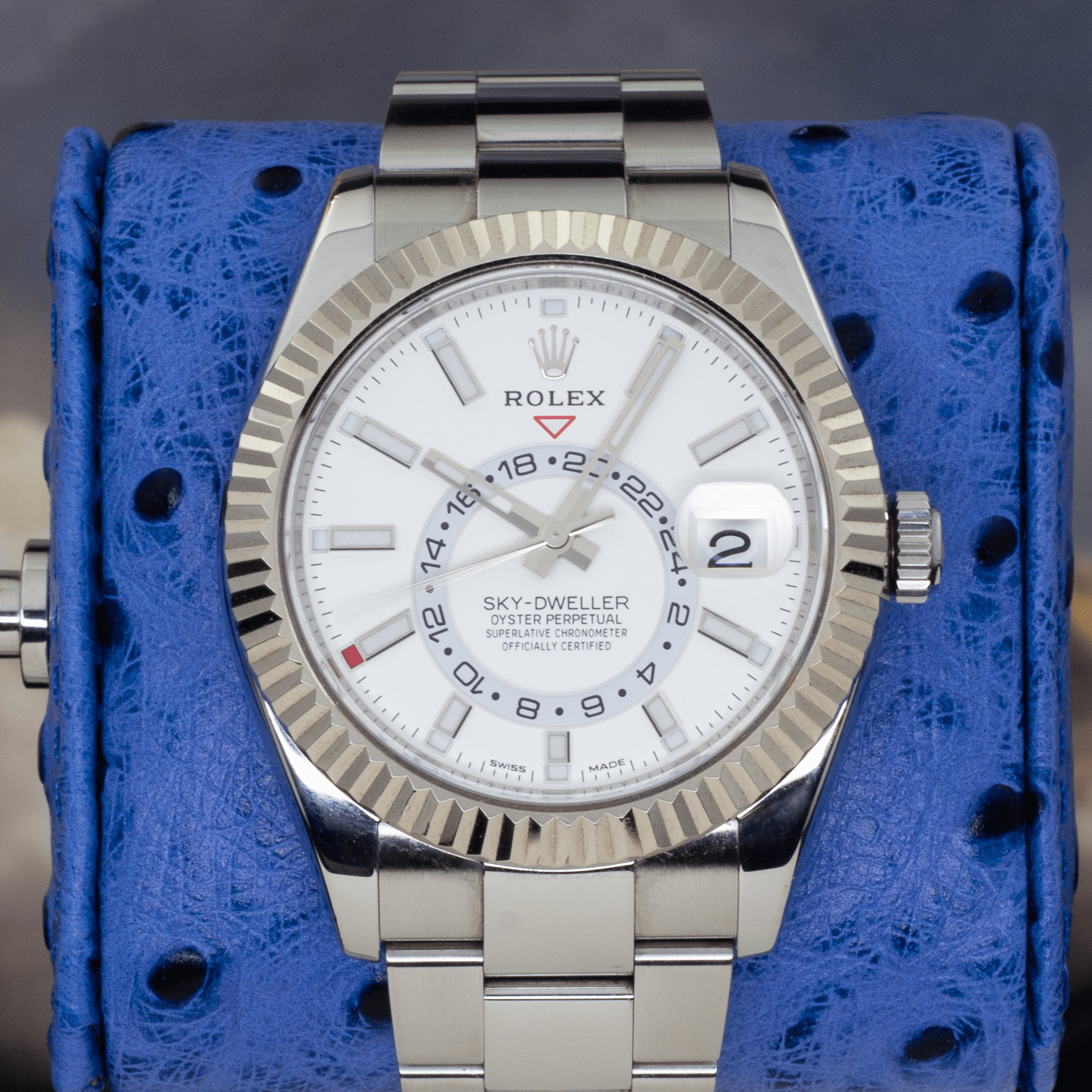 2021 Rolex Sky-Dweller 336934 White Dial 42mm 1- Available at Palazzo Di Luxury Jersey City NJ