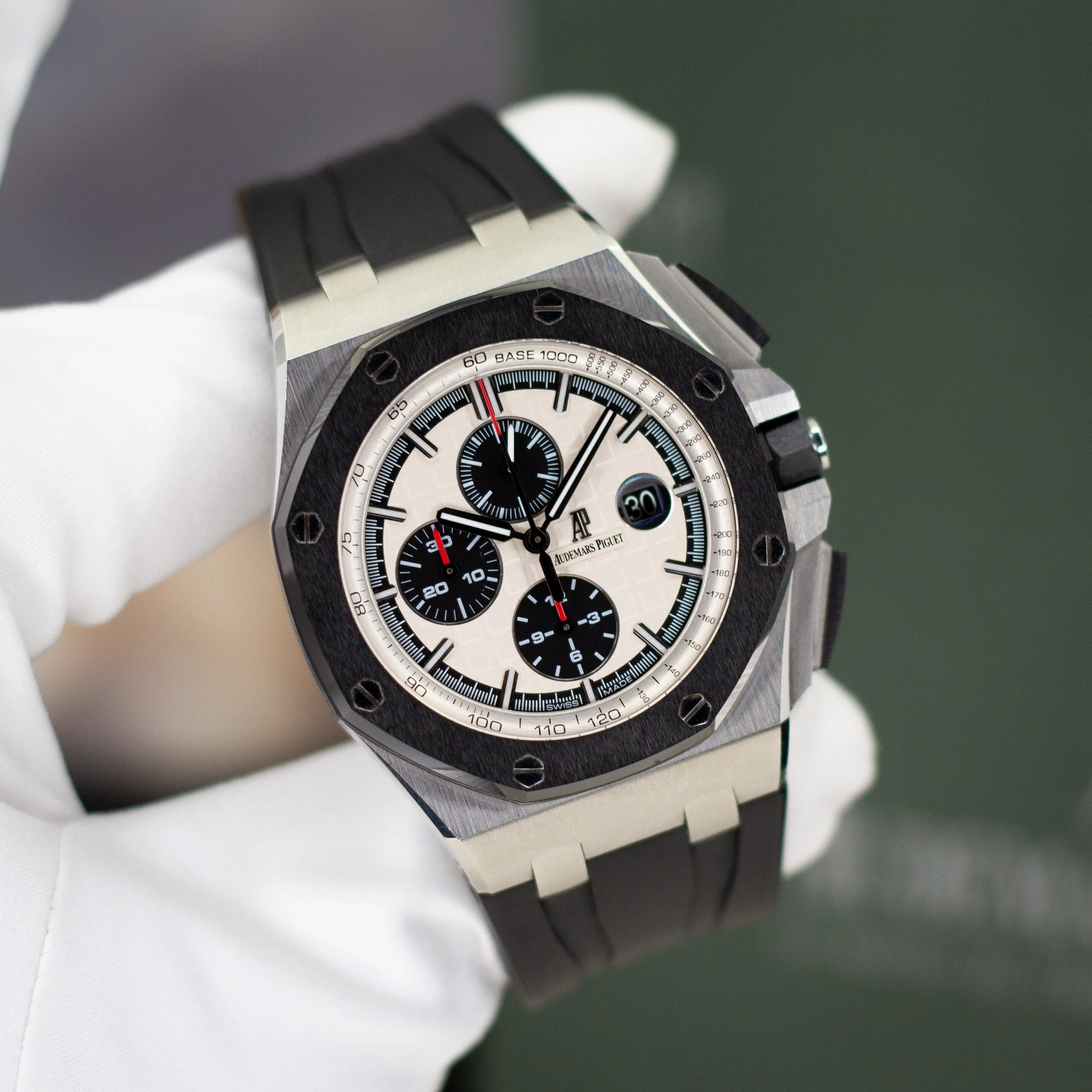 2012 Audemars Piguet Royal Oak Offshore 26400SO Panda - Available at Palazzo Di Luxury Jersey City NJ
