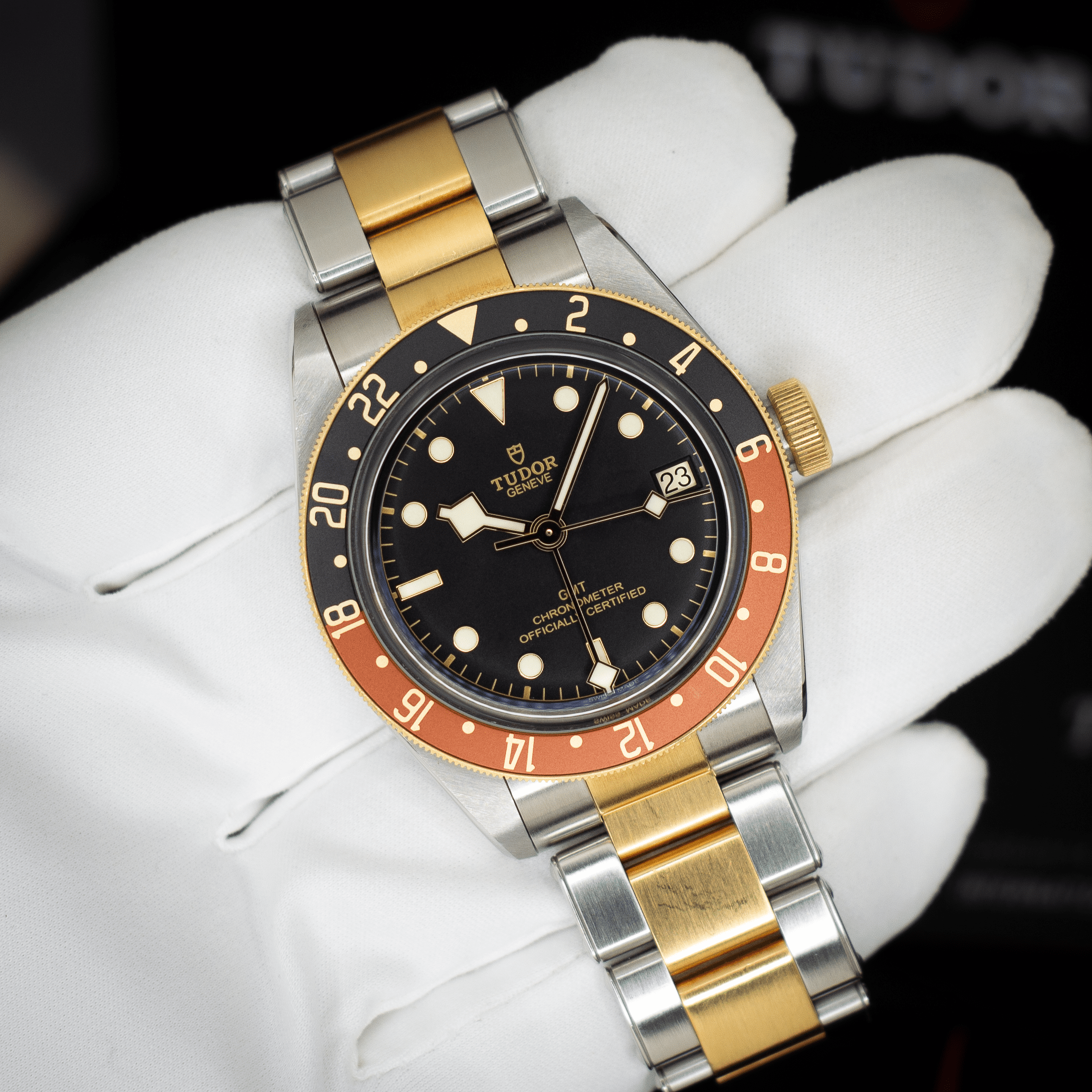 2022 Tudor Black Bay GMT "Root Beer" 79833MN Black Dial - Available at Palazzo Di Luxury Jersey City NJ