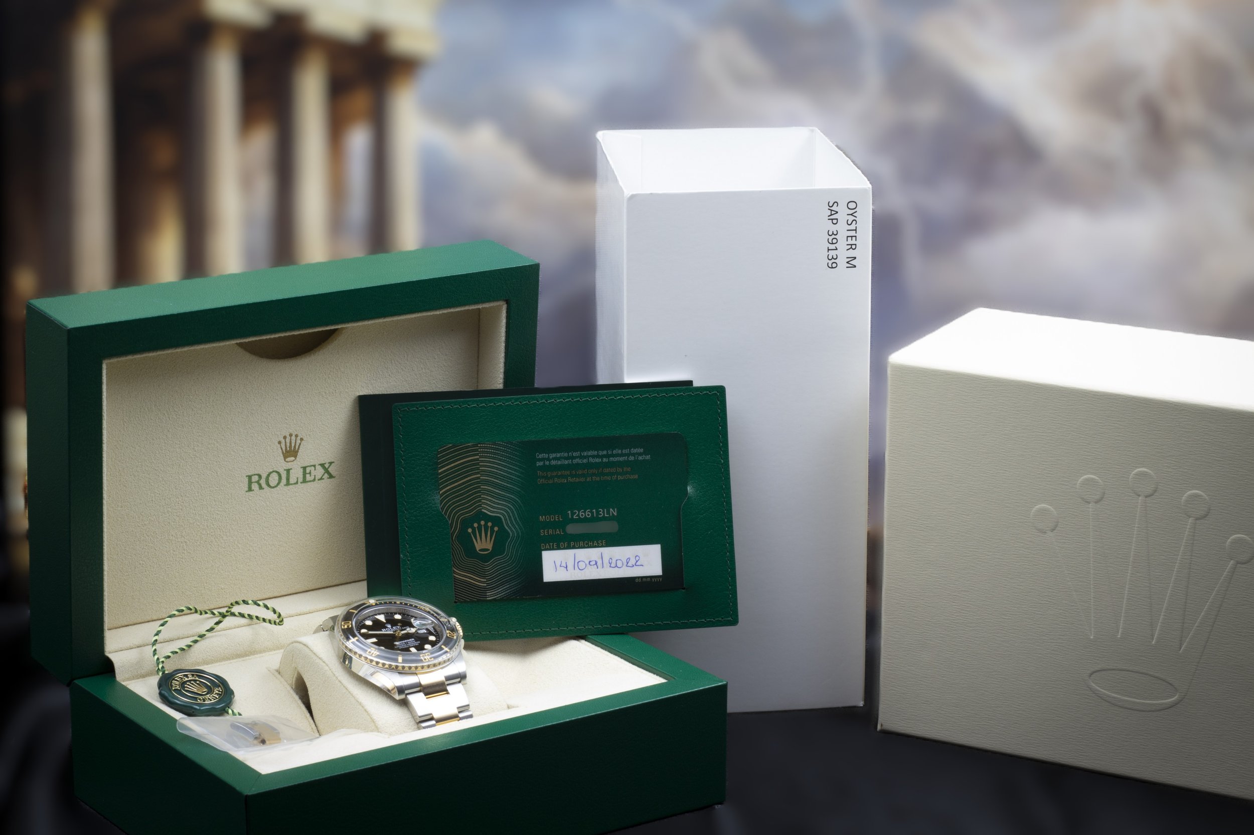 Rolex Submariner 126613LN two-tone black dial