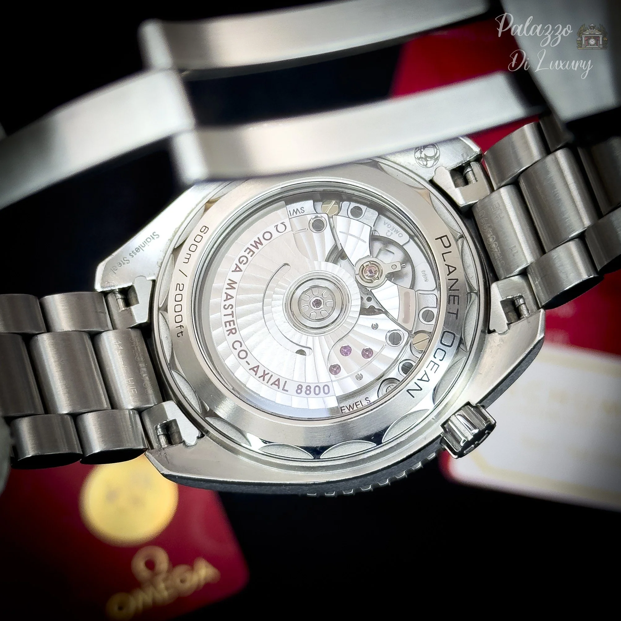 Omega Seamaster Planet Ocean 600m 215.30.40.20.04.001 White Ceramic Dial - Available at Palazzo Di Luxury Jersey City NJ