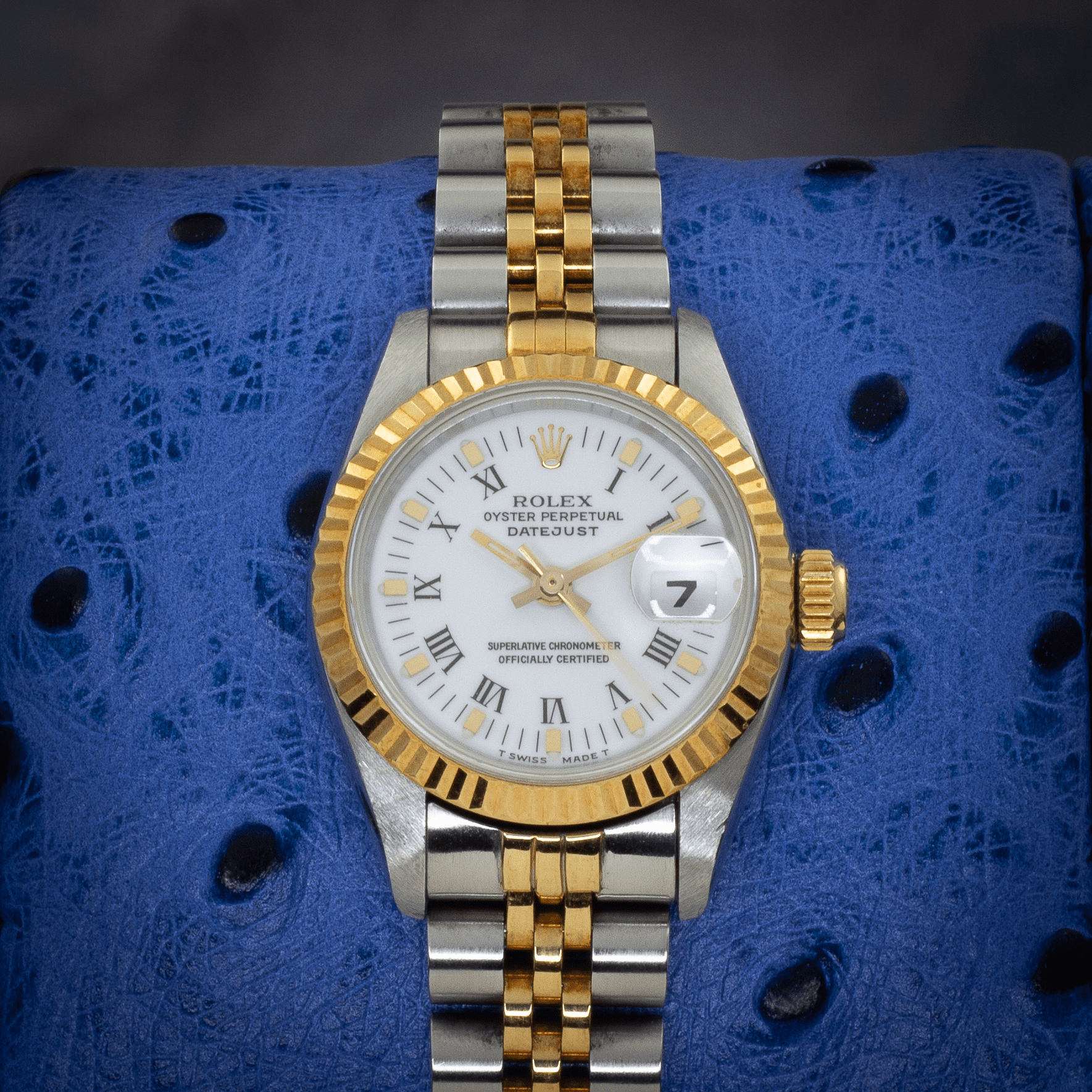 Rolex Lady-Datejust 69178 – White Roman Dial - Available at Palazzo Di Luxury Jersey City NJ