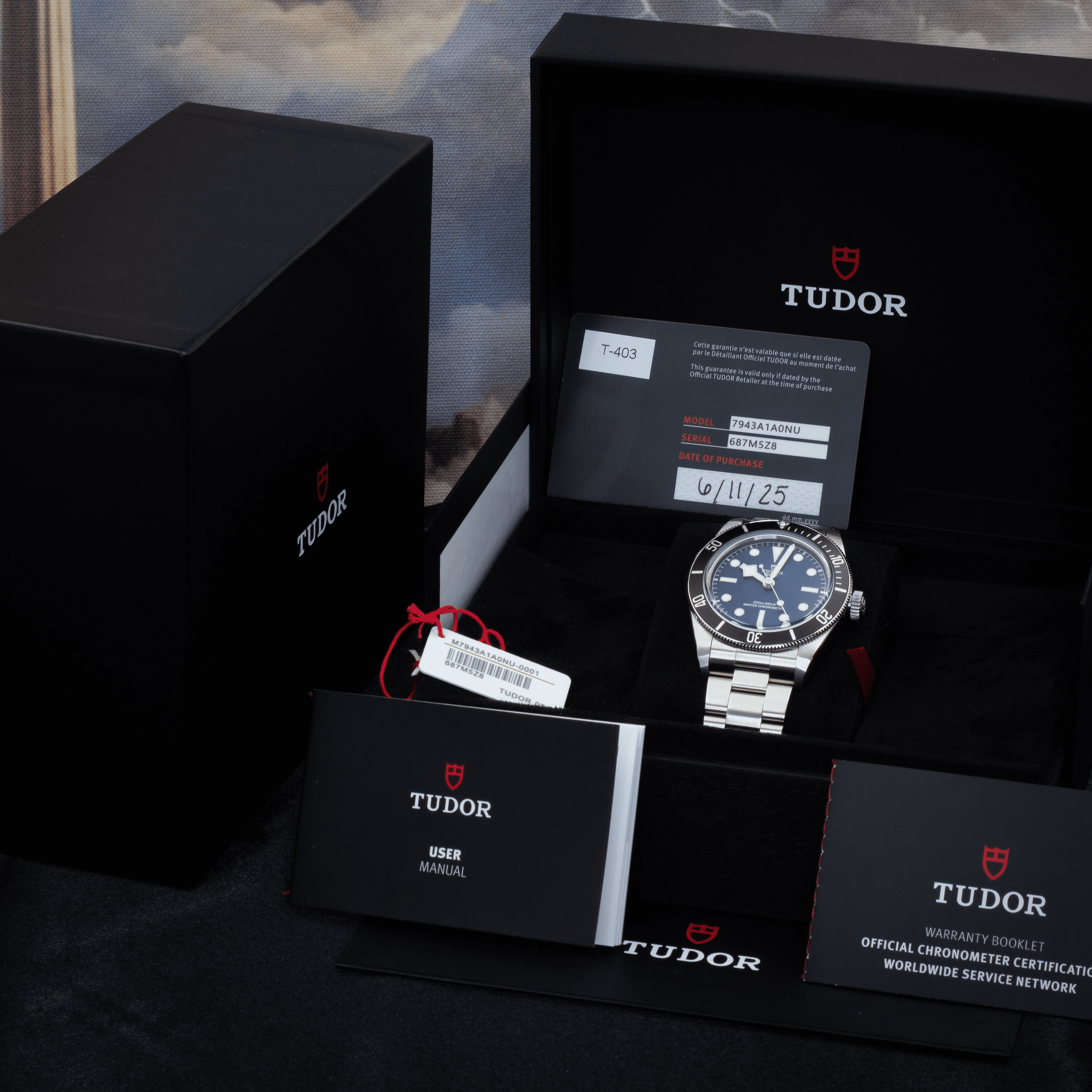 Tudor Black Bay 68 M7943A1A0NU-0001 43mm - Available at Palazzo Di Luxury Jersey City NJ