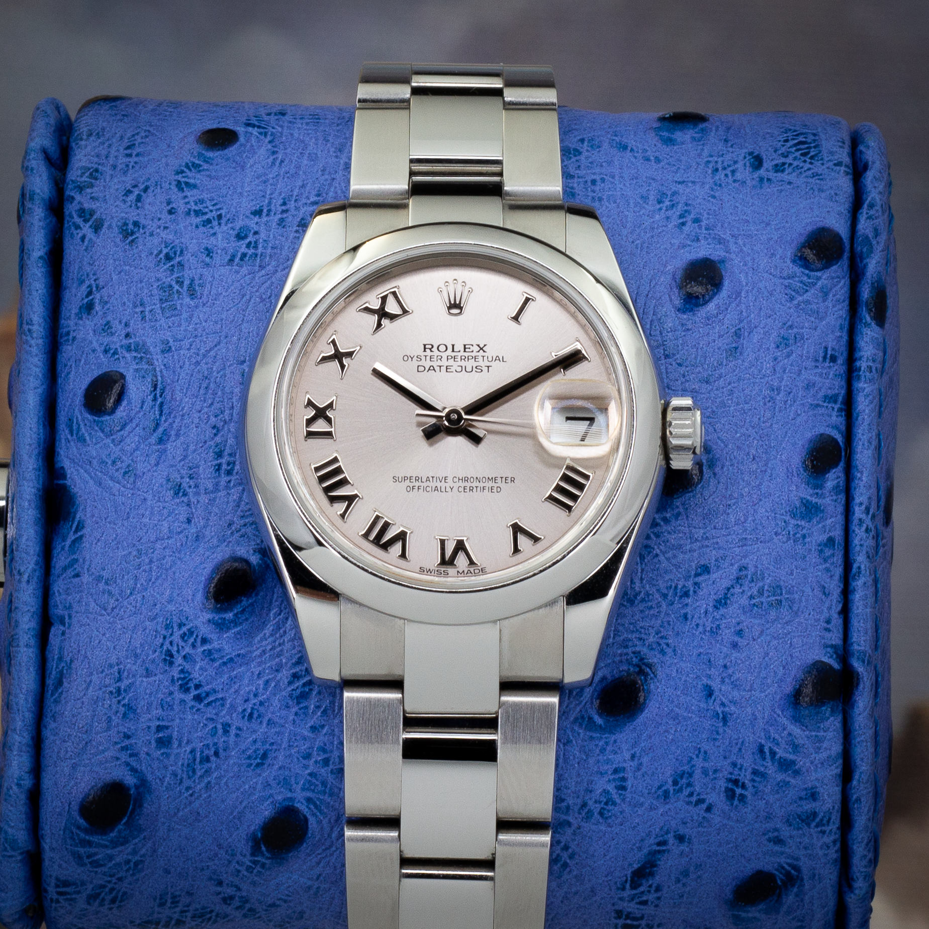 Rolex Datejust 31 Ref: 178240 - Pink Roman Dial - Available at Palazzo Di Luxury Jersey City NJ