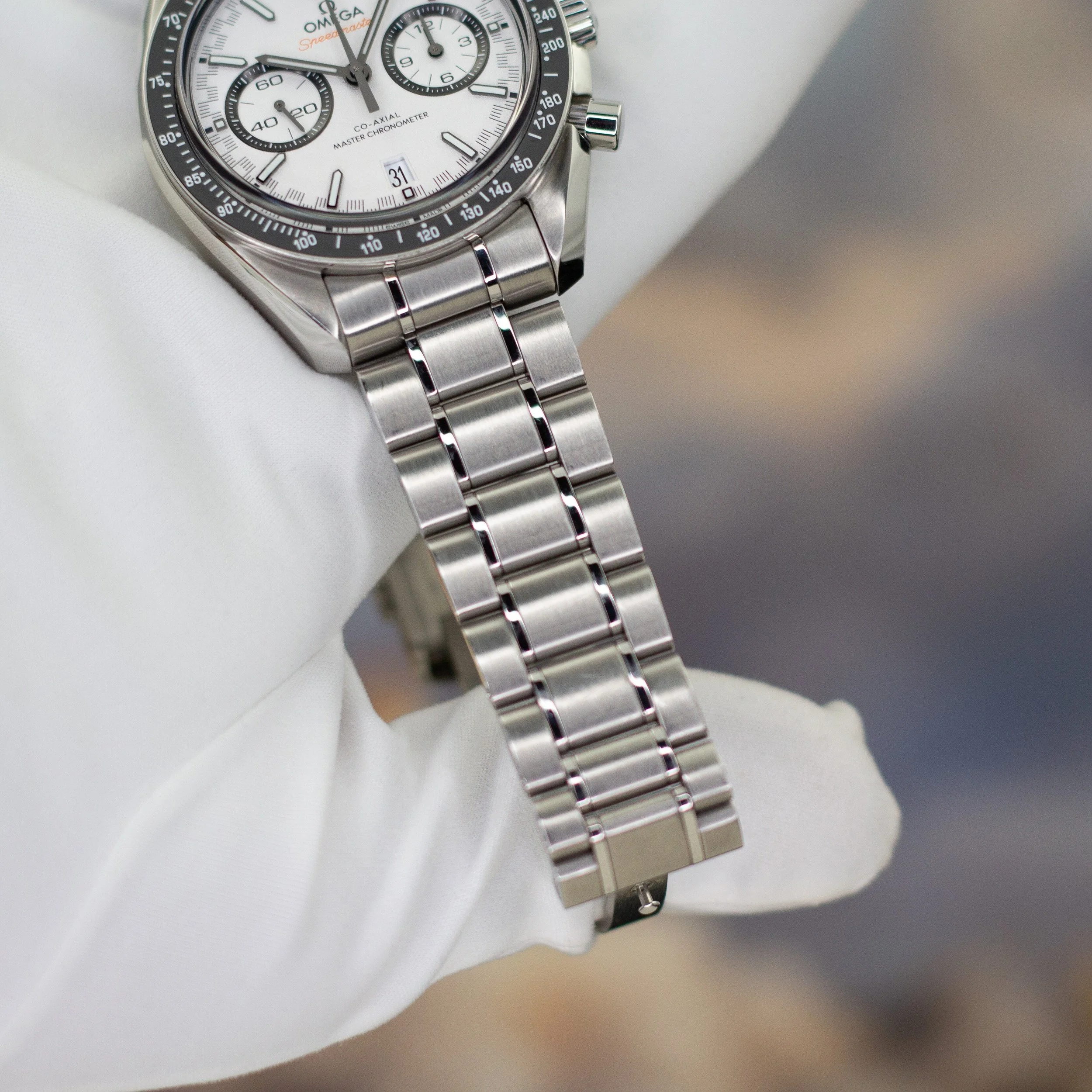 2020 Omega Speedmaster Racing Co-Axial Master Chronometer - Available at Palazzo Di Luxury Jersey City NJ